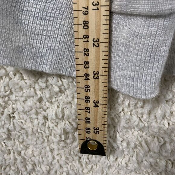 Lilly Pulitzer Gray Bridget Open Cardigan Fringe Trim‎ Women’s Medium Sweater - Picture 9 of 9